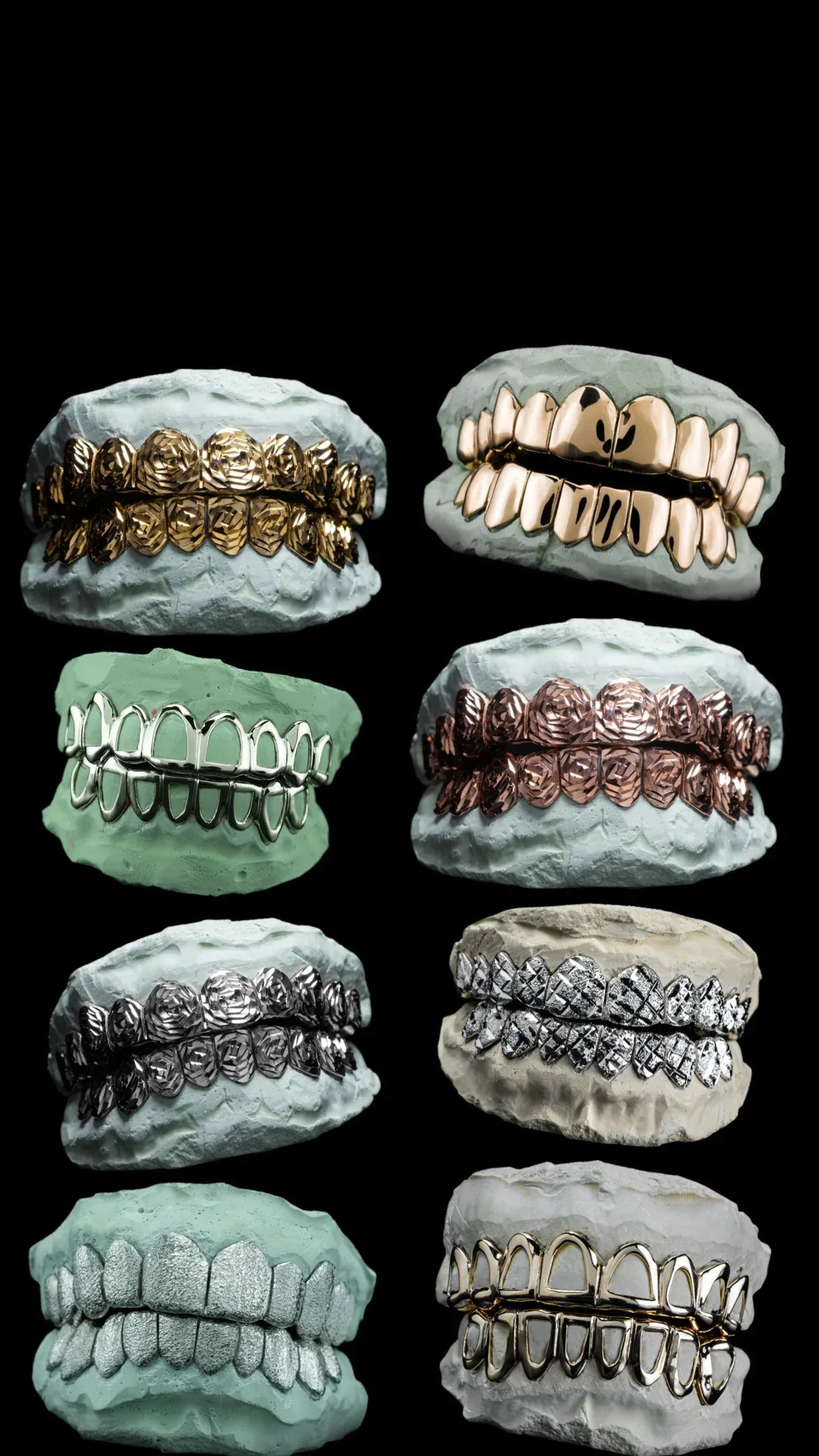 8 Gold Teeth: Top or Bottoms 10K-22K Gold image 8